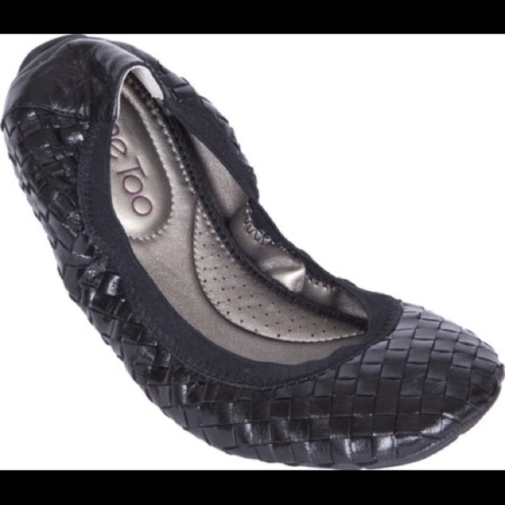 NEW Me Too Lottie Flat Black Nappa 8.5M IN BOX!